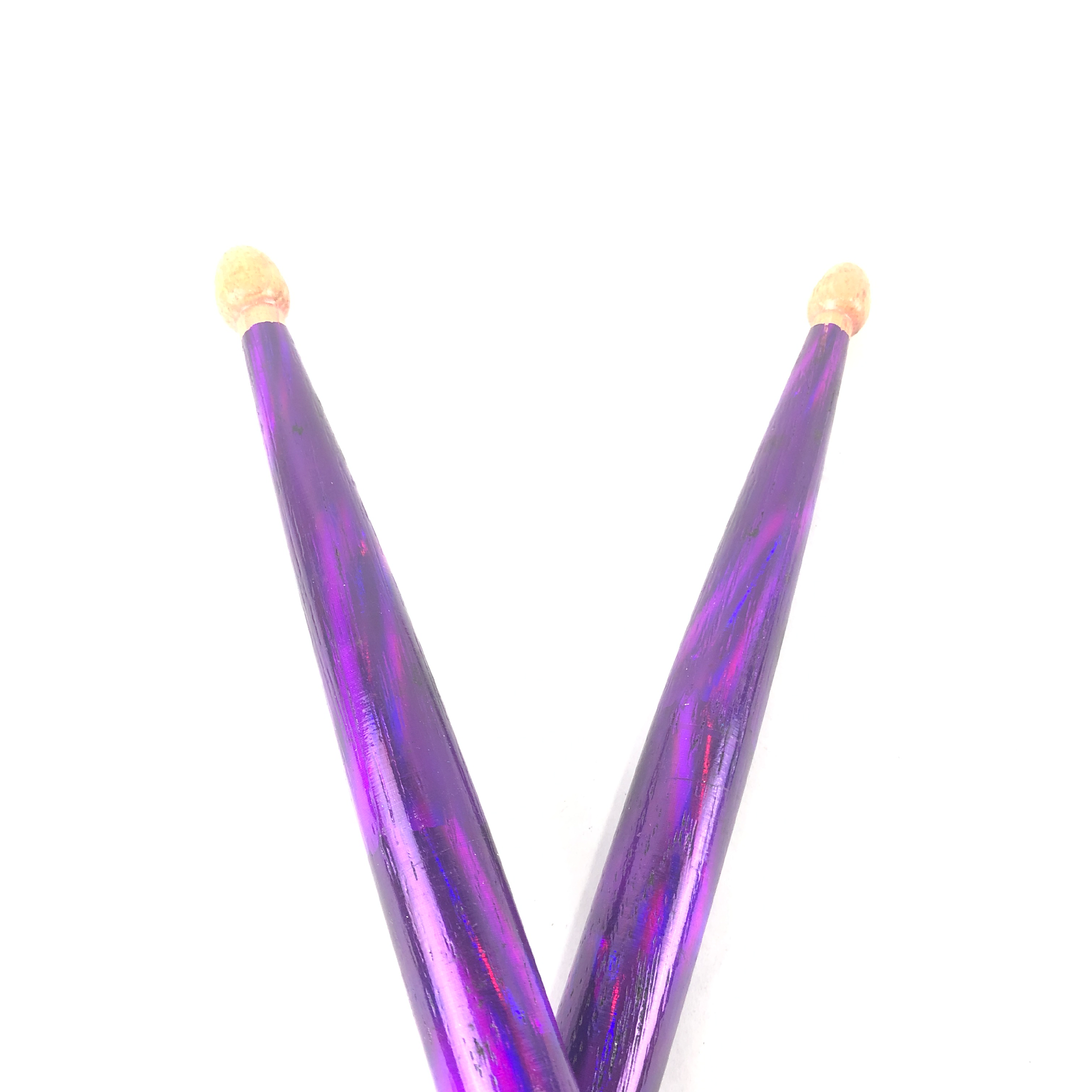 Vater VC5B-PL Sparkle Colors Wrap 5B Drumsticks (Purple)